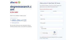 Desktop Screenshot of degreessearch.com